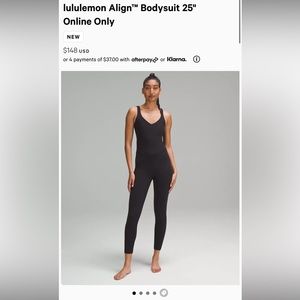 Lululemon align bodysuit